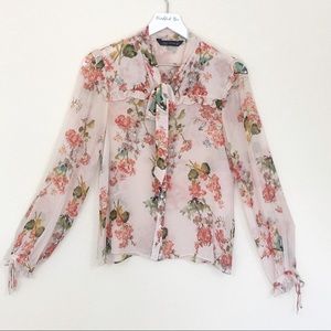 Zara Women’s Floral Top